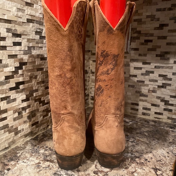 Old Gringo Leopardito Brown Boots 13 inch size 9 New - Picture 10 of 16